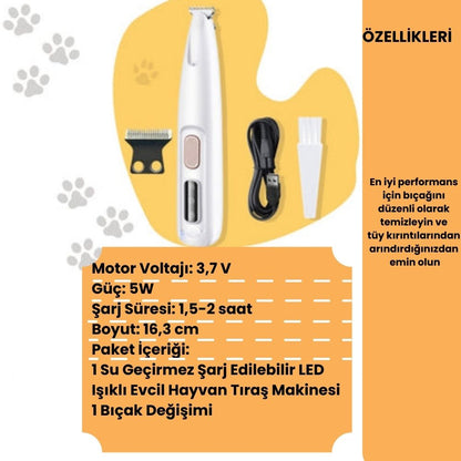 PatiLap Evcil Hayvan Tüy Bakım Cihazı